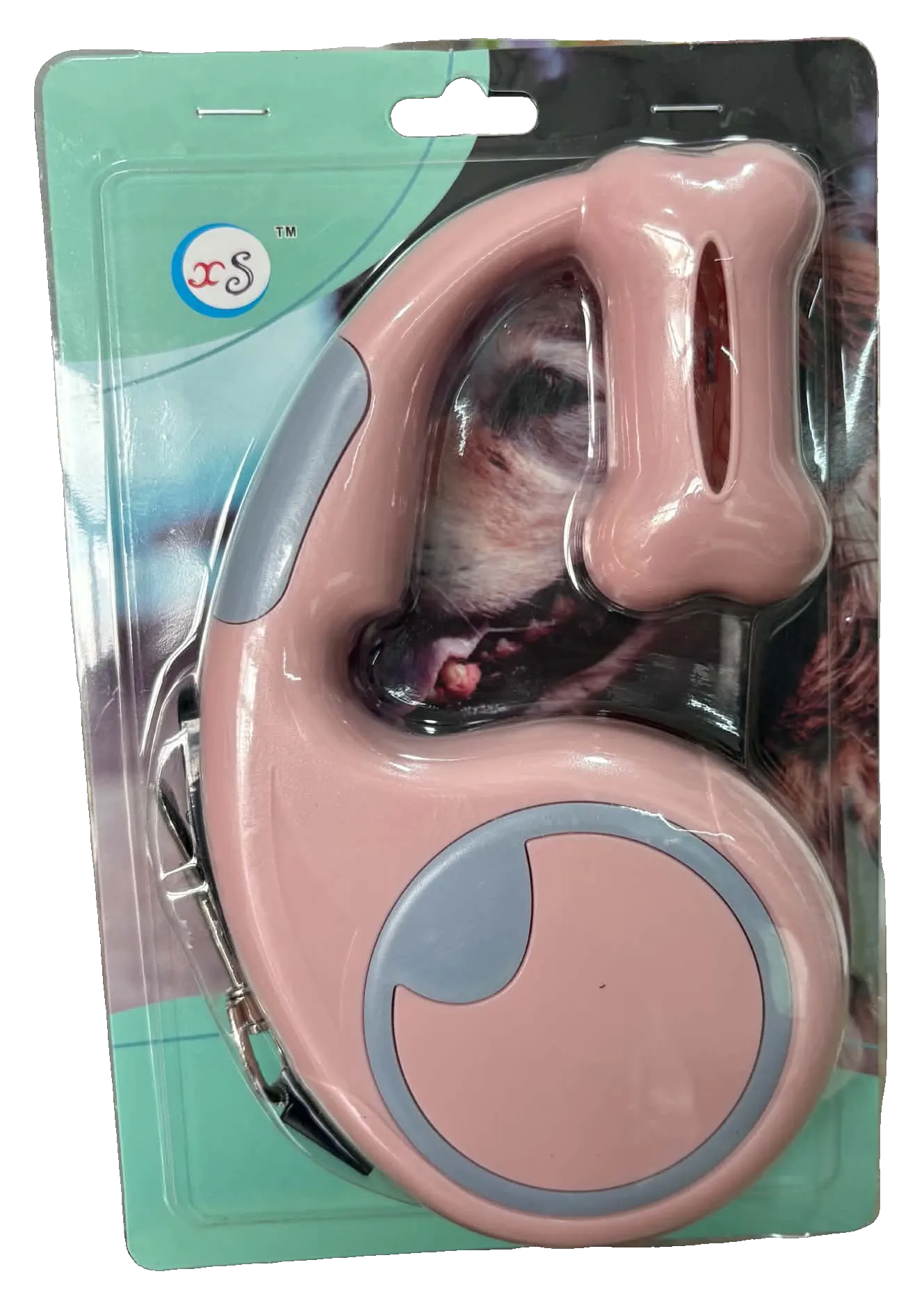 Laisse rétractable – rose, 5m