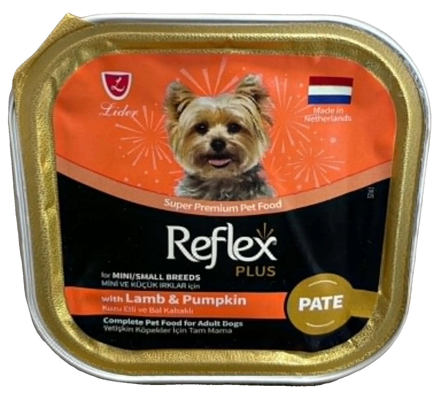 Reflex Plus Pâté Chien Mini & Small Agneau & Potiron