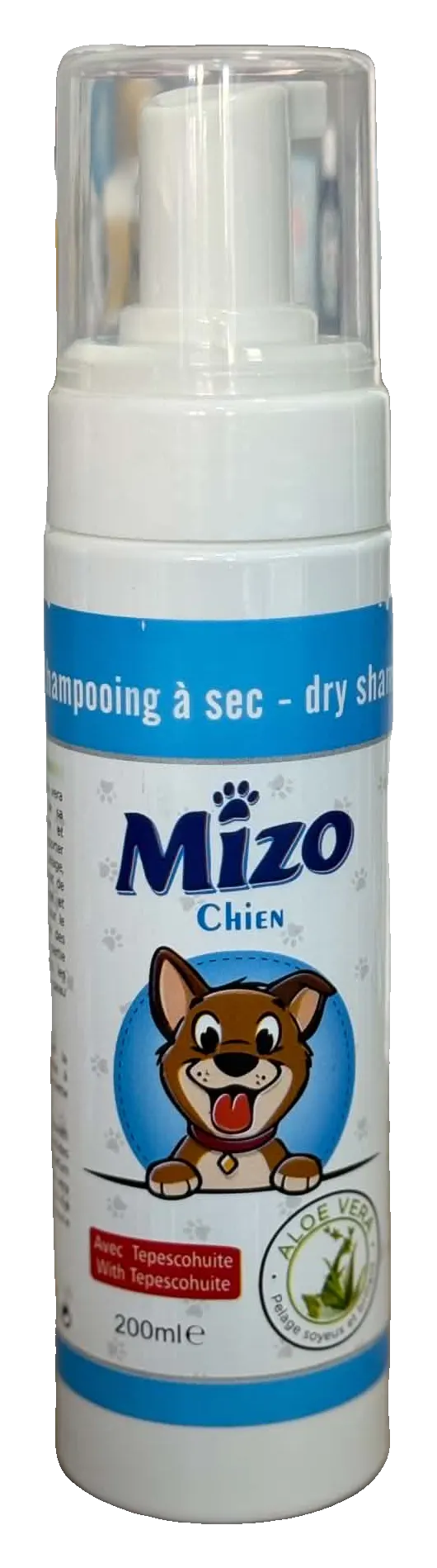 Shampooing sec Mizo Chien
